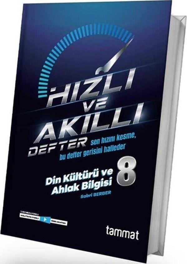 Tammat Yayıncılık 8. Sınıf LGS Din Kültürü ve Ahlak Bilgisi Hızlı ve Akıllı Defter - Tammat  Yayıncılık - Image 1