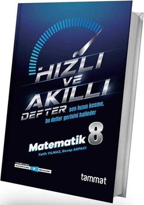 Tammat Yayıncılık 8. Sınıf LGS Matematik Hızlı ve Akıllı Defter - Tammat  Yayıncılık - Image 1