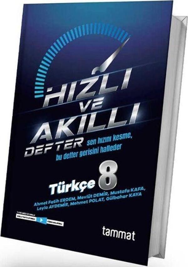 Tammat Yayıncılık 8. Sınıf LGS Türkçe Hızlı ve Akıllı Defter - Tammat  Yayıncılık - Image 1