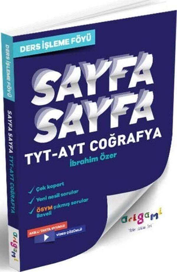 Tammat Yayıncılık TYT AYT Coğrafya Sayfa Sayfa Ders İşleme Föyü - Tammat  Yayıncılık - Image 1