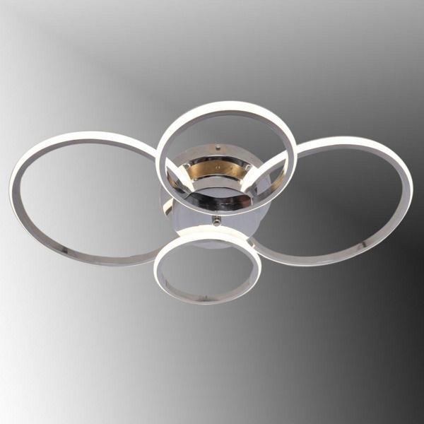 TT Aydınlatma Tt035-4-Kr Drone Modeli Krom Kaplama 4 Lü ( Sarı Işık ) Led Avize - Image 1