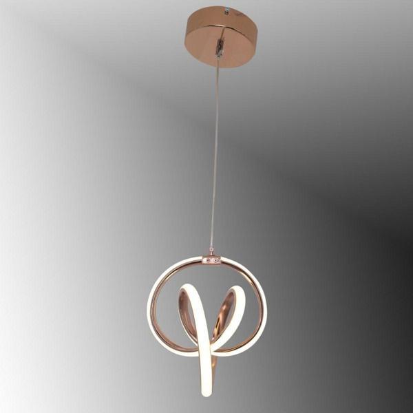 TT Aydınlatma Tt317-Fsr Stilla Modeli Fransız Sarısı Kaplama ( Sarı Işık ) Led Avize - Image 1