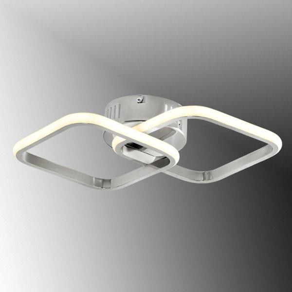 TT Aydınlatma Tt405-2-Kr Krom Kaplama 2 Li Kare ( Gün Işığı ) Led Avize - Image 1