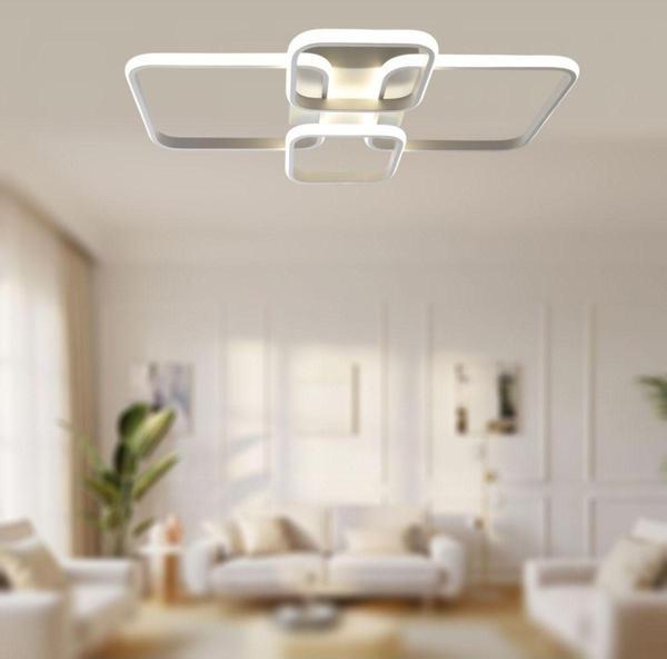 TT Aydınlatma Tt500-4-By ( Gün Işığı ) Mat Beyaz Plofonyer 4 Lü Led Avize - Image 1