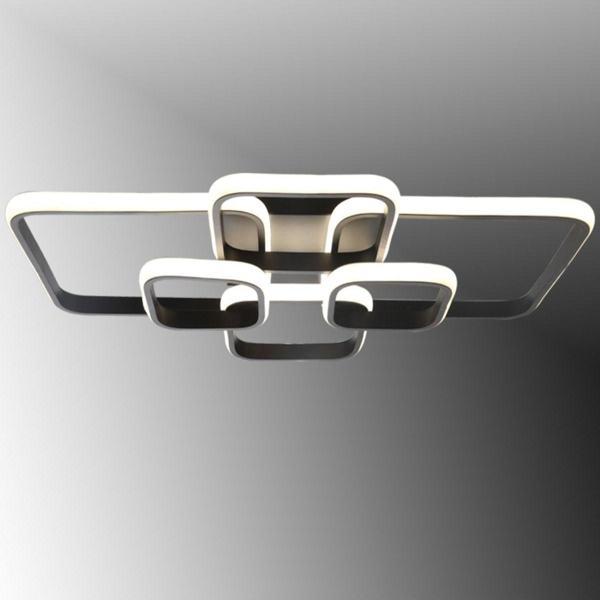 TT Aydınlatma Tt500-6-Sy ( 3 Renk Işık Modüllü ) Mat Siyah Plofonyer 6 Lı Led Avize - Image 1