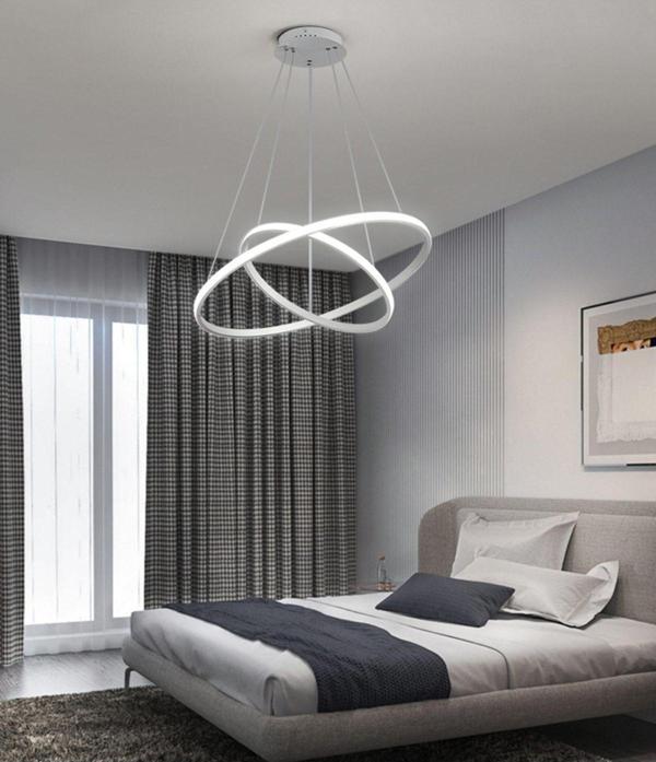 TT Aydınlatma Tt300-2 By Halka 2 Li Mat Beyaz ( Gün Işığı ) Led Avize - Image 1