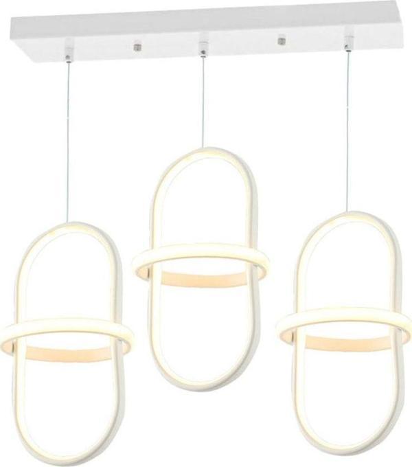 TT Aydınlatma Tt006-3S-By Minyon Modeli ( Gün Işığı Led ) 3 Lü Mat Beyaz Sıralı Led Avize - Image 1