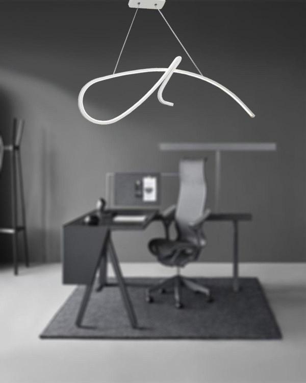 TT Aydınlatma Tt018-By Imza Modeli Mat Beyaz ( Beyaz Işık ) Led Avize - Image 1