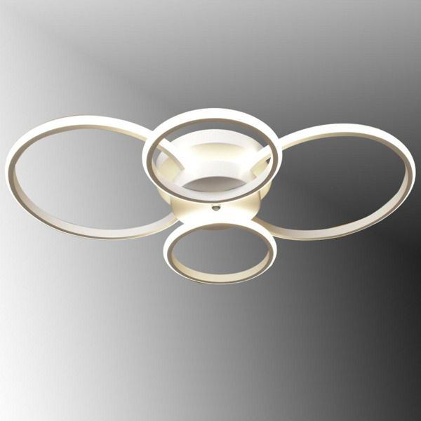 TT Aydınlatma Tt035-4-By Drone Modeli Mat Beyaz 4 Lü ( Sarı Işık ) Led Avize - Image 1