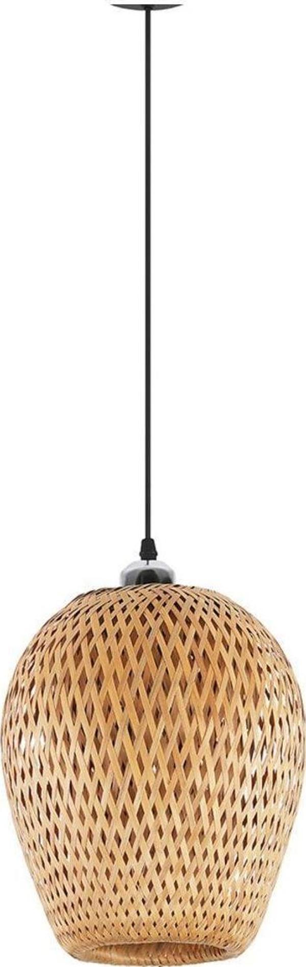 Wisha Natural El Yapımı Bambu Avize 25X25Cm - Image 1