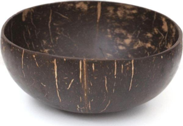 Wisha Natural El Yapımı Gerçek Cilalı Hindistan Cevizi Kase - Image 1