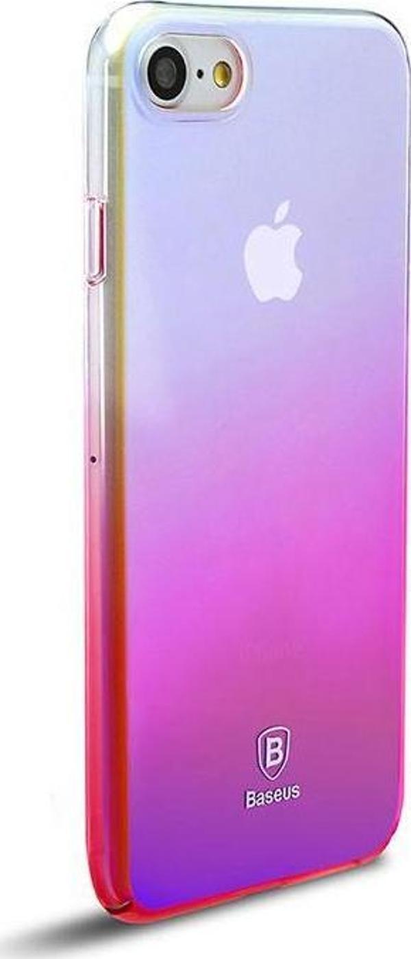 Baseus iPhone 8 / 7 ile Uyumlu Glaze Case Pembe - Image 1