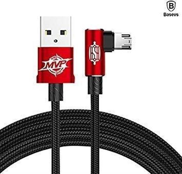 Baseus Micro USB 1 Metre MVP Kablo Kırmızı - Image 1