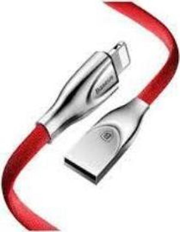 Baseus Zinc Alloy Lightning Kablo Kırmızı - Image 1