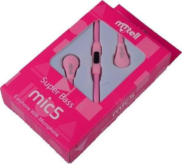 Mytell Universal 3,5 Mikrofonlu Kulaklık Seti Pembe Mic5 - Image 1