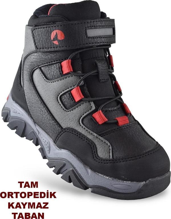 Barcelona Ortopedik Cırtlı Unisex Çocuk Bot Ayakkabı Çocuk Outdoor Bot - Image 1