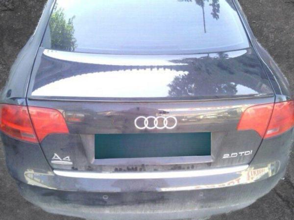 Audi A4 Uyumlu Spoiler 2005-2008 Boyalı - Image 1