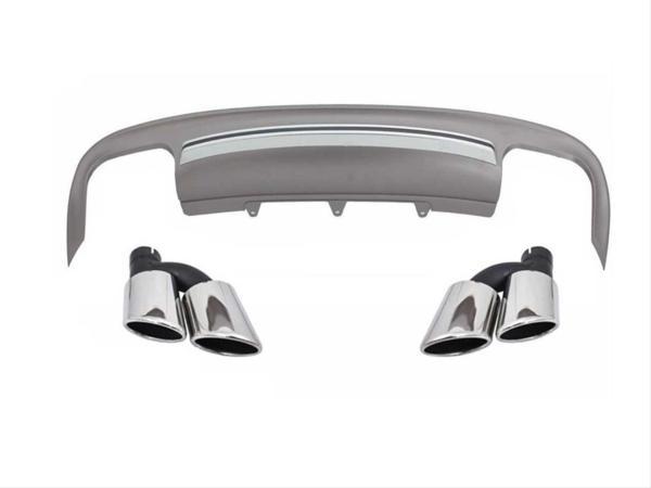 Audi S5 Uyumlu 2013-2016 Difüzör Egzoz Seti - Sedan - Image 1