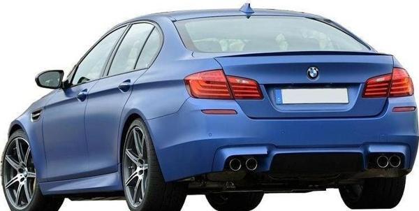 Bmw 5 Uyumlu Serisi F10 (2010 - 2014) M5 Arka Tampon Eki - Difüzör (Plastik) - Image 1