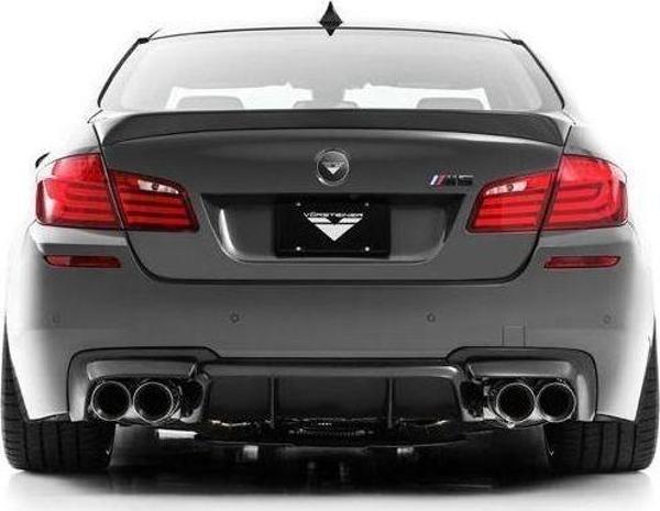 Bmw 5 Uyumlu Serisi F10 (2010 - 2014) Vorsteiner Arka Tampon Eki - Difüzör (Plastik) - Image 1