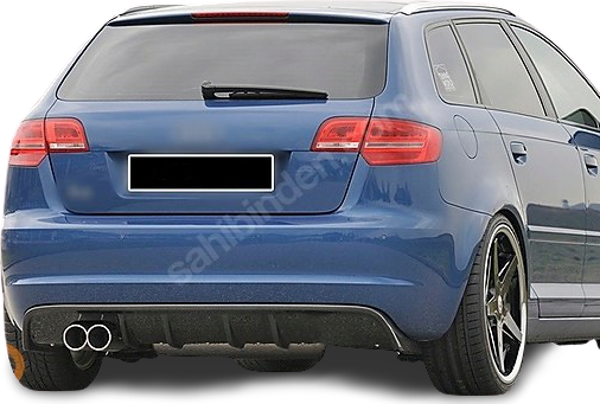 Audi A3 Uyumlu 45629 Difüzör (Soldan Çift) - Image 1