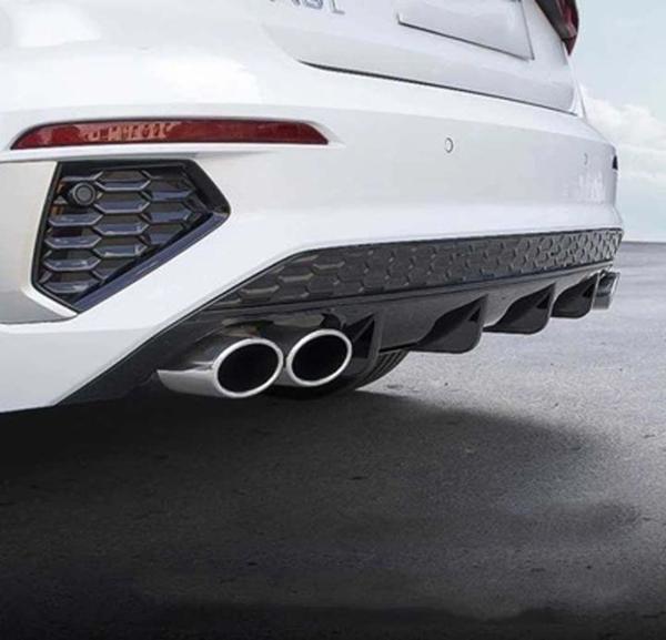 Audi A3 Uyumlu Hatchback 2021 Çift Egzozlu Difüzör Parça - Image 1