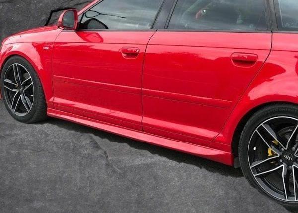 Audi A3 Uyumlu Hatchback R Yan Marşpiyel 2013-2016 Arası Boyalı - Image 1
