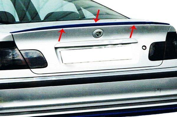 Bmw E46 Uyumlu 3 Seri Spoiler Bagaj Gt Fiber 1999-2005 - Image 1