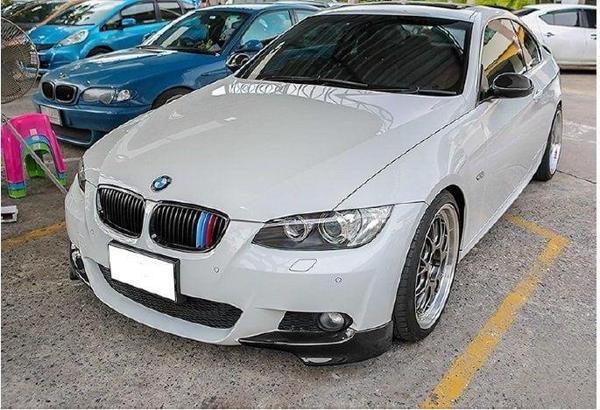 Bmw 3 Uyumlu Serisi E92 Ön Tampon Flap Piano Black Vakum 2007 - 2009 - Image 1