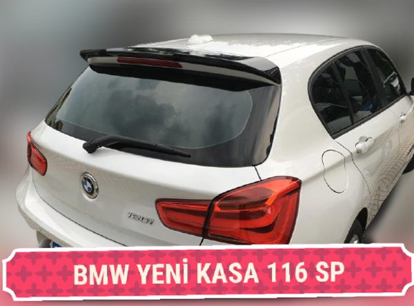 Bmw F20 Uyumlu Spoiler 3D Modeli Parlak Siyah 2011-2018 - Image 1