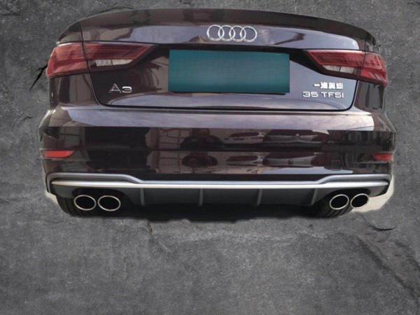 Audi A3 Uyumlu Sedan Sport Difüzör Boyalı -2017 - Image 1