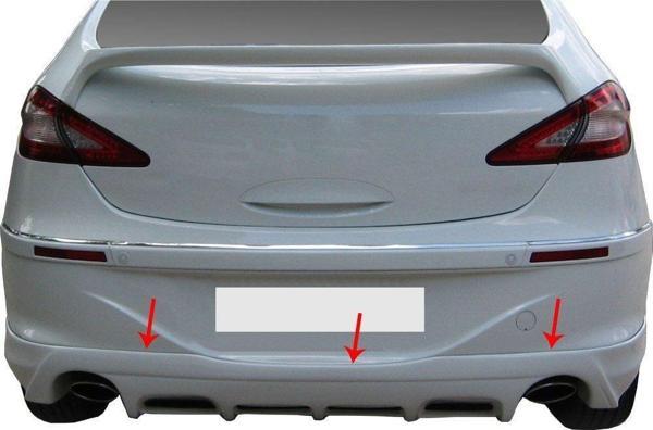 Chery Chance Uyumlu A3 Hatchback Arka Tampon Altı Fiber 2011 Ve Sonrası - Image 1