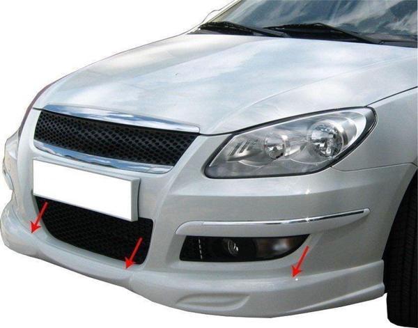 Chery Chance Uyumlu A3 Hatchback Ön Tampon Altı Fiber 2011 Ve Sonrası - Image 1