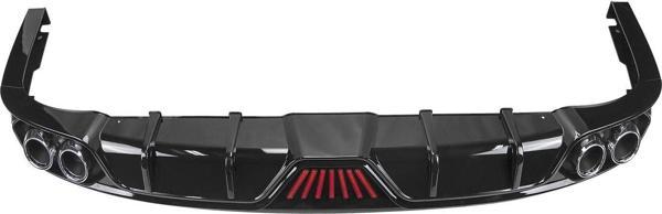 Civic 2022 Uyumlu 4 Egzoz Difüzör - Ledli - Image 1