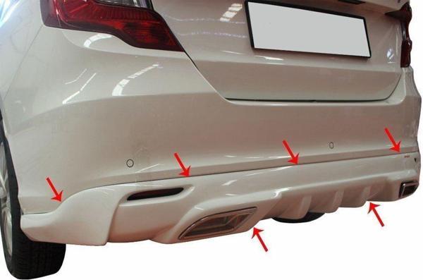 Fiat Egea Uyumlu Sedan Arka Tampon Altı 2015 Ve Sonrası - Image 1