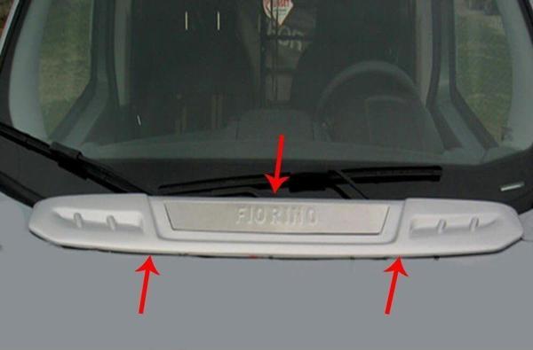 Fiat Fiorino Uyumlu Kaput Spoiler Fiber 2008 Ve Sonrası - Image 1