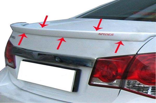 Chevrolet Cruze Uyumlu Spoiler Bagaj Gt Fiber 2009 Ve Sonrası - Image 1