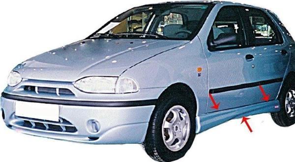 Fiat Palio Uyumlu Marşpiyel 2 Parça Fiber 1998-2012 - Image 1
