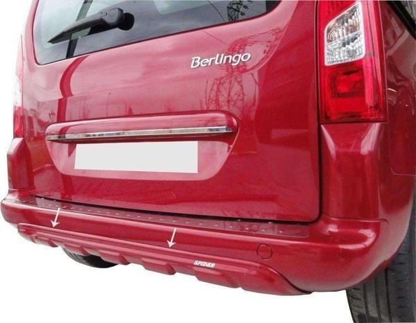 Citroen Berlingo Uyumlu 2 Arka Orta Tampon Fiber (Difüzör) 2008 Ve Sonrası - Image 1