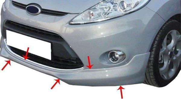 Ford Fiesta Uyumlu 6 Ön Tampon Altı Fiber 2008 Ve Sonrası - Image 1
