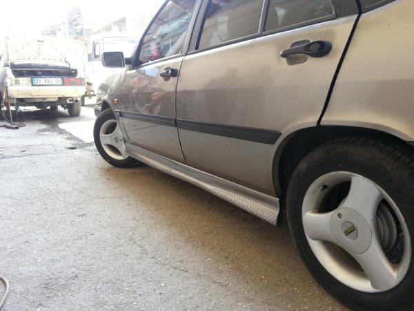 Fiat Tempra Uyumlu Yan Marşpiyel Benekli Model Marşpiyel Boyalı (Yazısız) - Image 1
