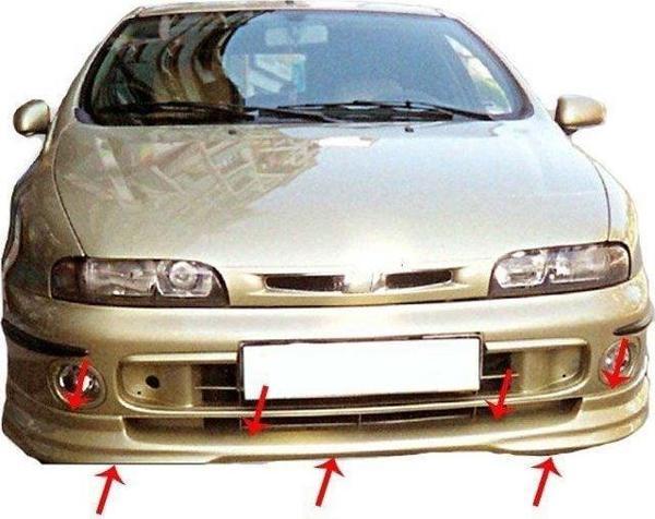 Fiat Brava Uyumlu Ön Tampon Altı Fiber 1995-2001 - Image 1
