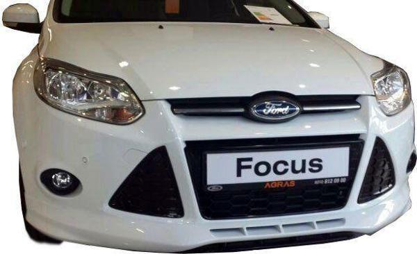 Ford Focus Uyumlu 3 Hatchback (2012-2015) Ön Tampon Ek (Plastik) - Image 1