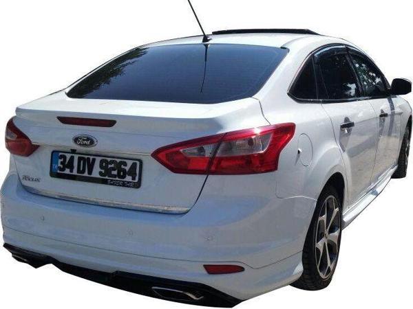 Ford Focus Uyumlu 3 Sedan (2012-2018) Arka Tampon Eki - Difüzör (Plastik) - Image 1