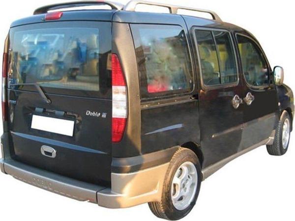 Fiat Doblo Uyumlu 1 Arka Orta Tampon (Sensörsüz) (Difüzör) Fiber 2000-2010 - Image 1