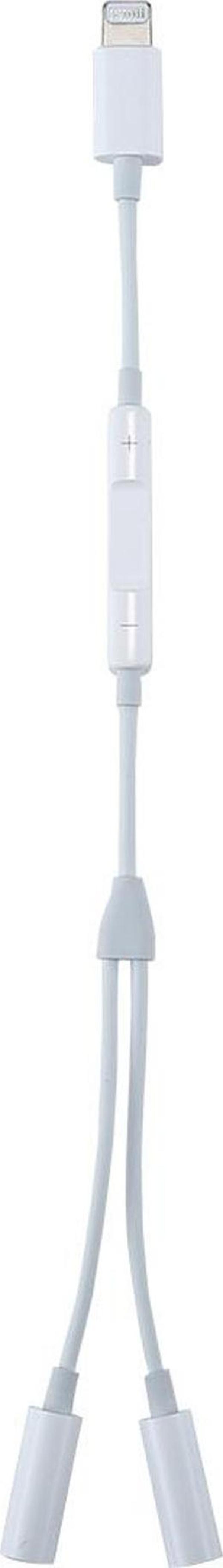 Winex 2in1 Lightning to Double 3.5mm Çıkışlı Jack Adaptör - Image 1