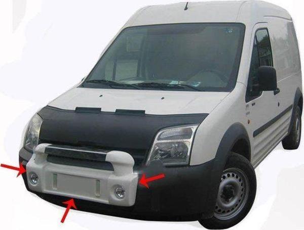Ford Connect Uyumlu Ön Koruma Kromlu Md:2 (Sisli) Fiber 2006-2009 - Image 1