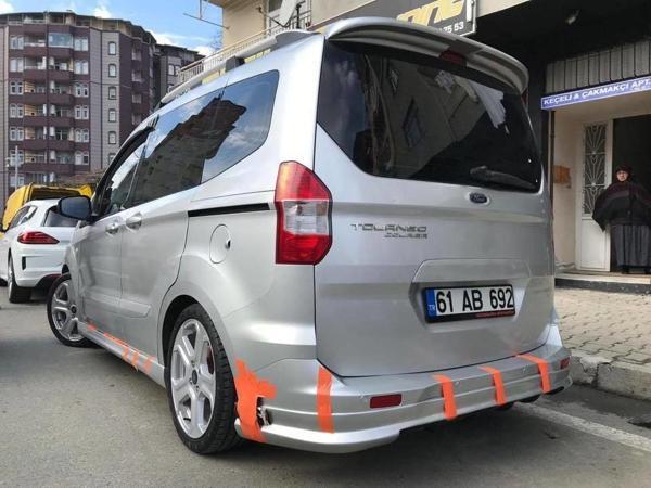 Ford Tourneo Uyumlu Courier Arka Tampon Eki - Image 1