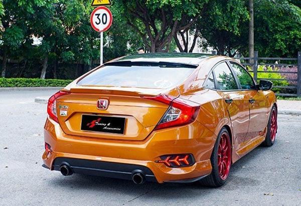 Honda Civic Uyumlu 2016 S - Spoiler, Bagaj Üzeri, Rs Twin, Ham Ürün, ABS - Image 1