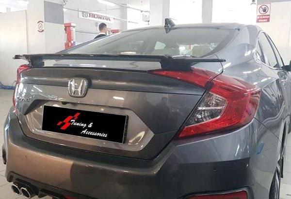 Honda Civic Uyumlu 2016 S - Spoiler, Bagaj Üzeri, Wt St., Ham Ürün, ABS - Image 1